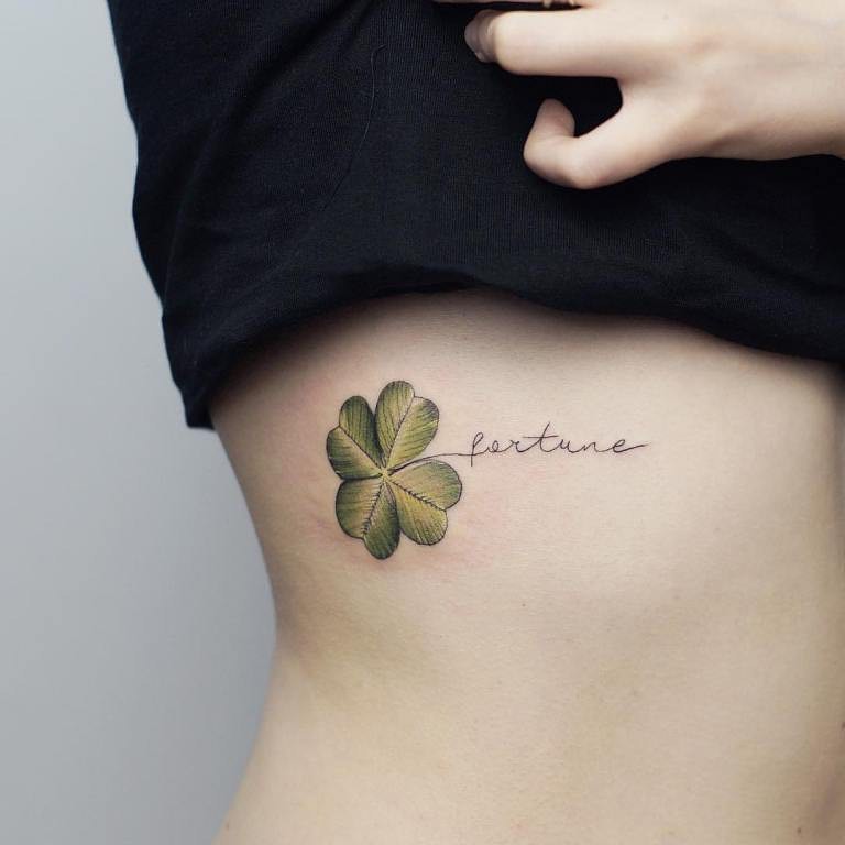 Color floral tattoo fortune